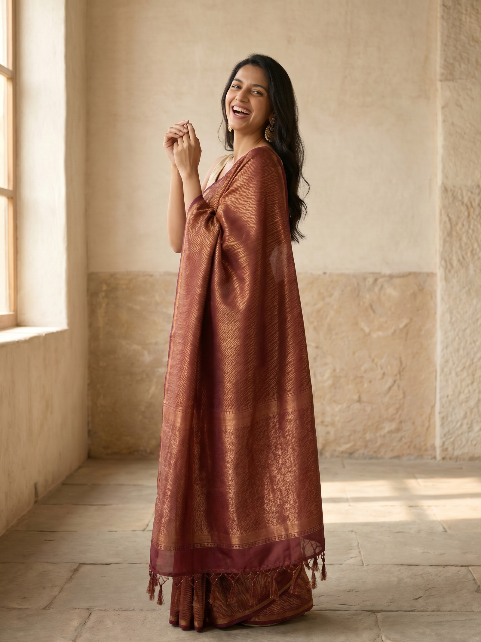 Avani Jari Cotton Silk Saree