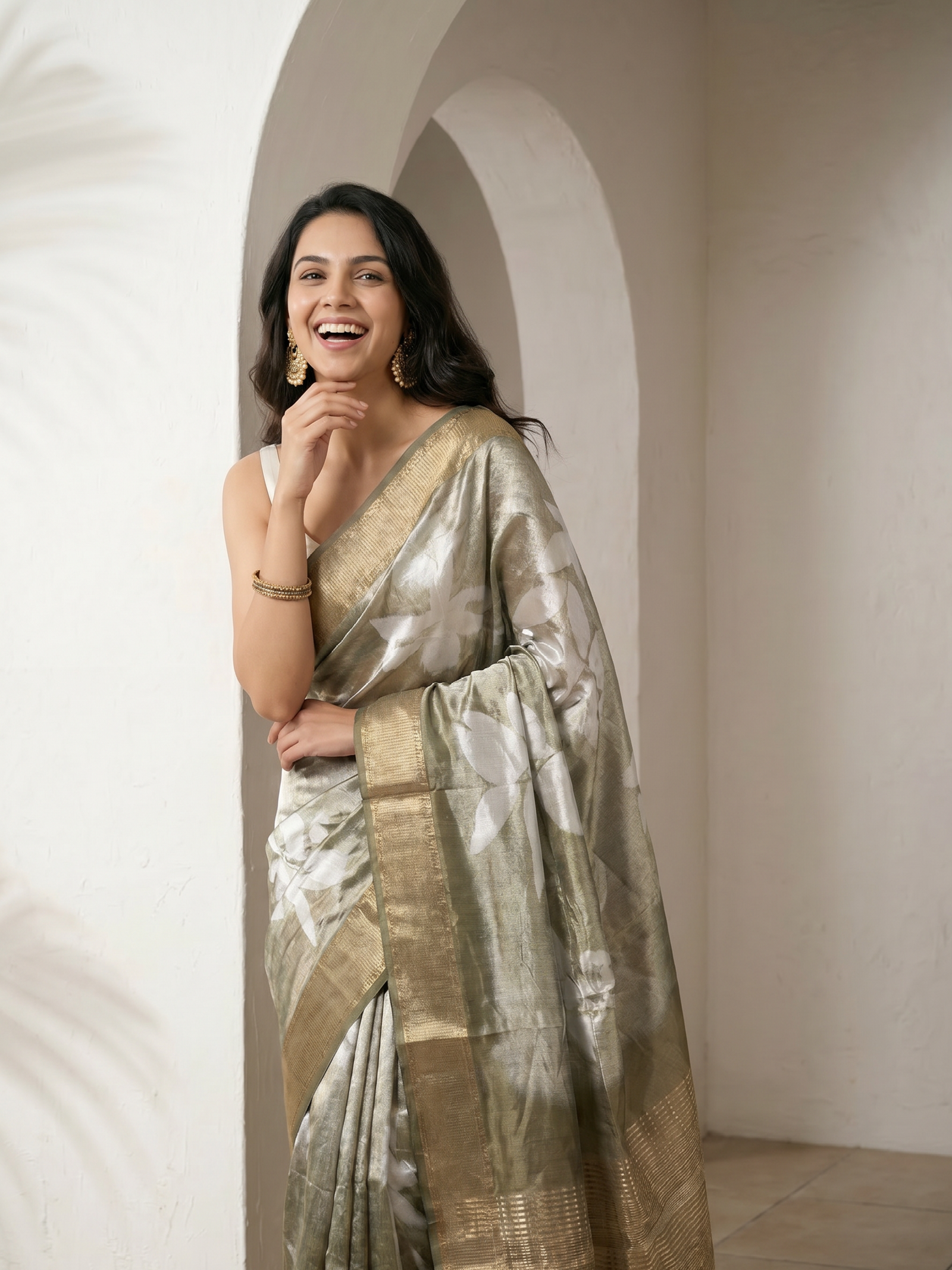 Rangriti Maheshwari Cotton Silk Saree