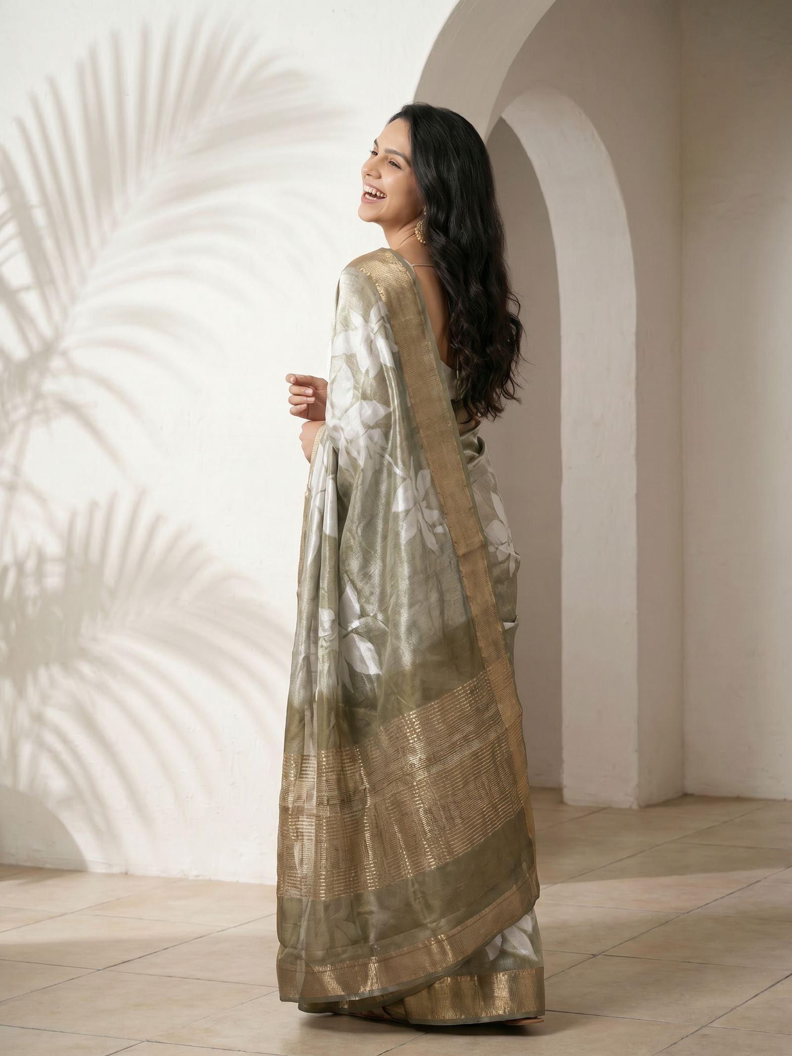 Rangriti Maheshwari Cotton Silk Saree