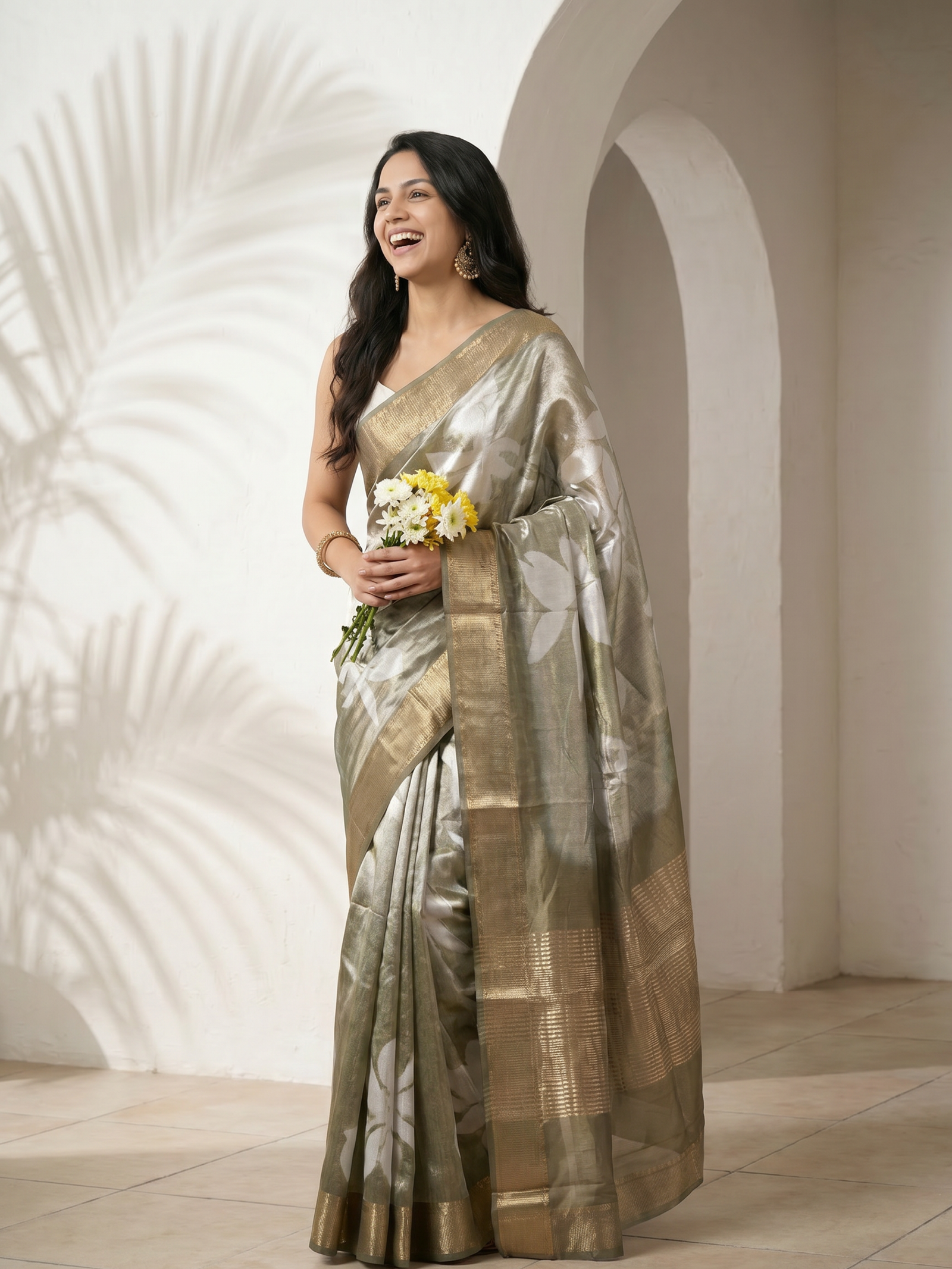 Rangriti Maheshwari Cotton Silk Saree