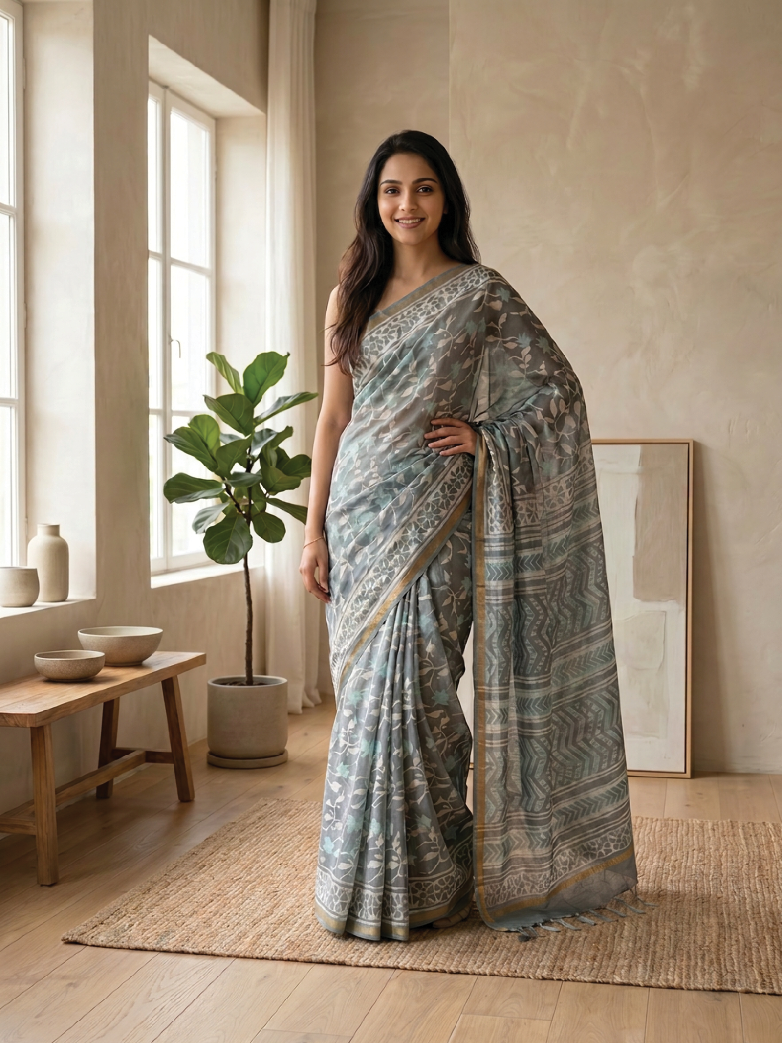 Rajeshwari Maheshwari Cotton Silk Saree