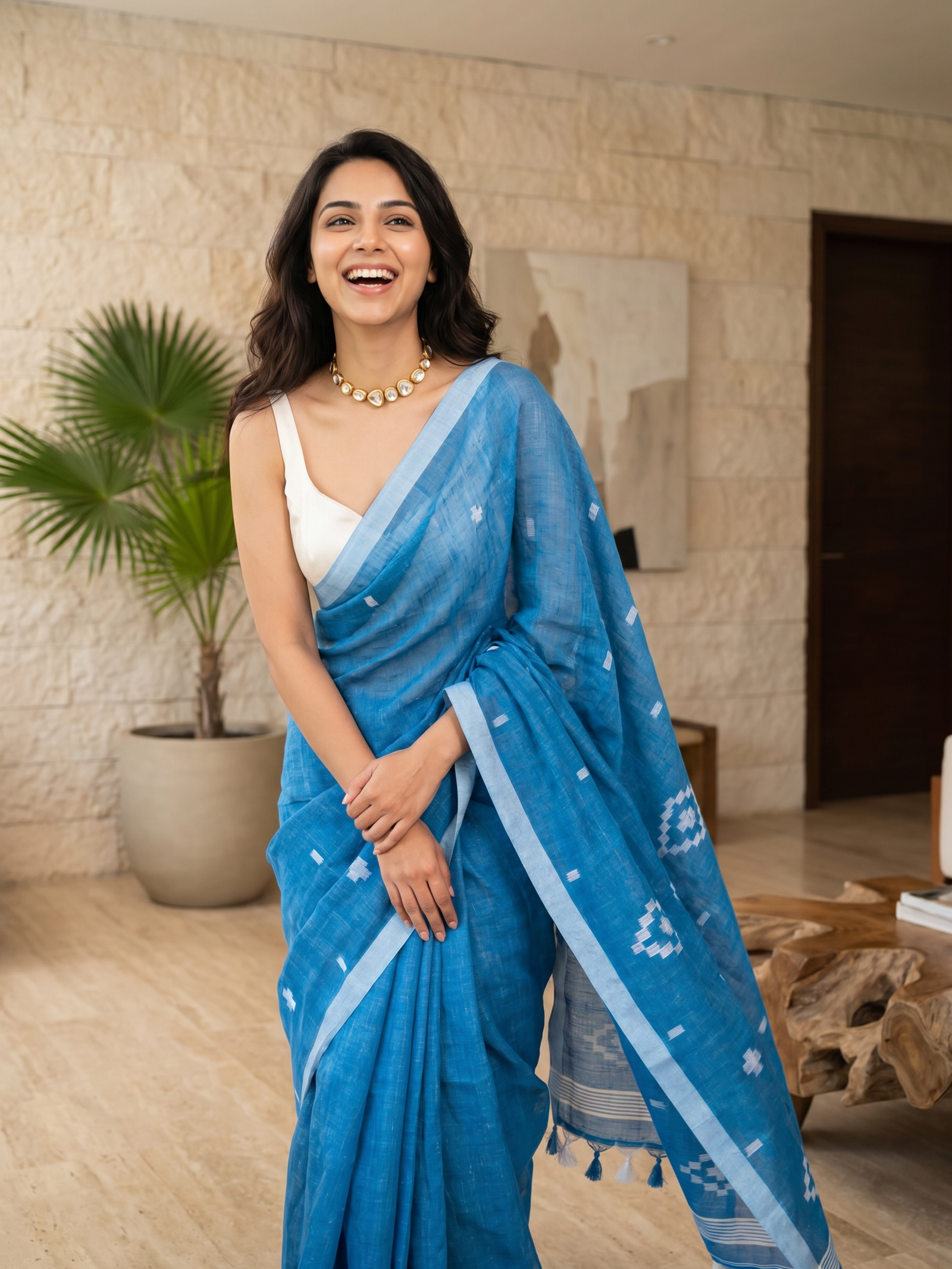 Bluebell Cotton Saree