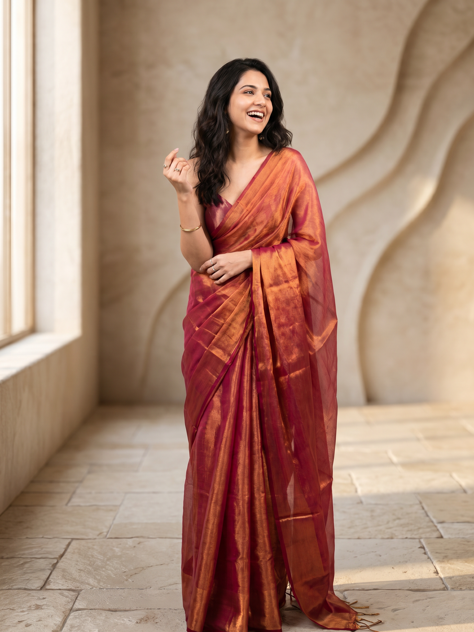 Bela Cotton Tissue Saree