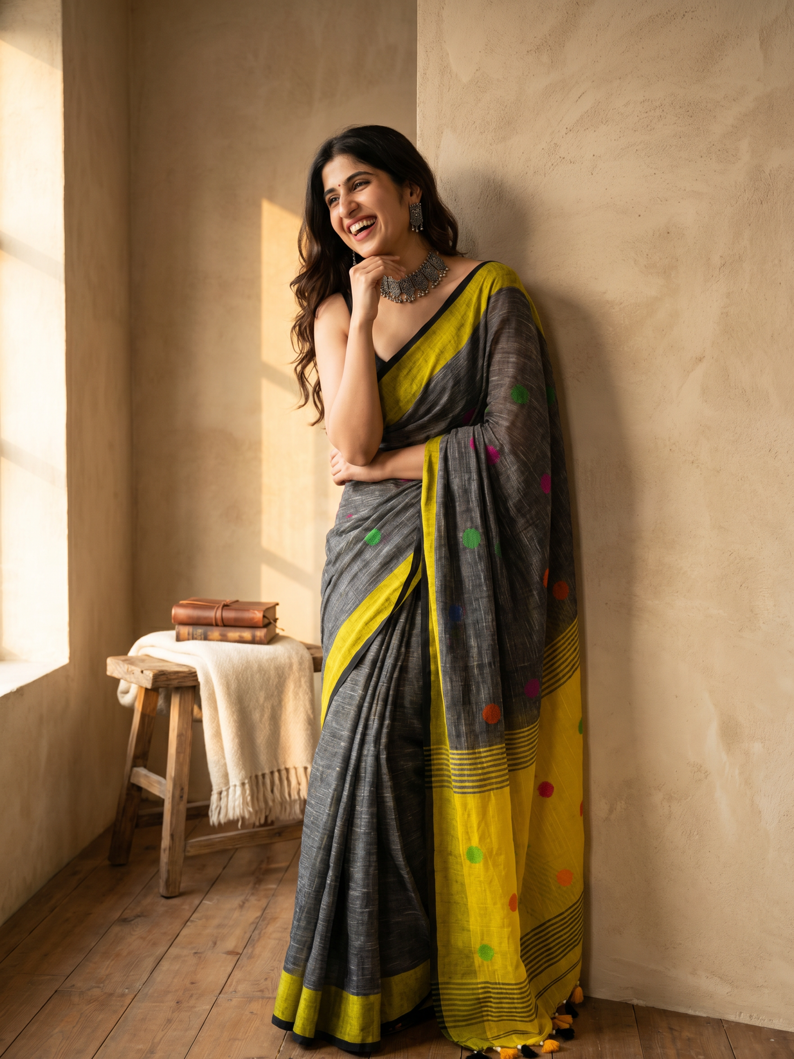 Noorika Linen Saree