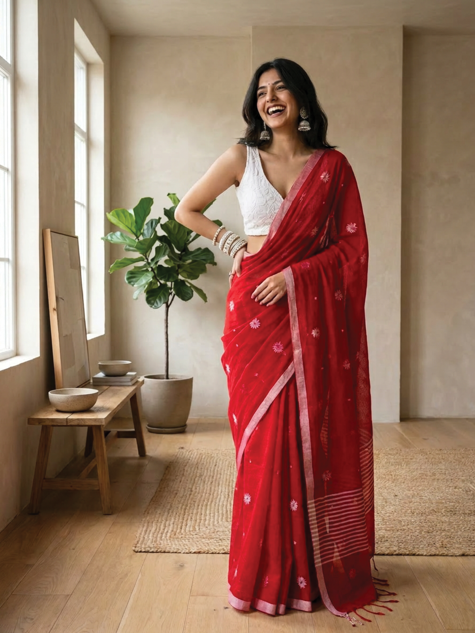Dawn of Love Cotton Saree