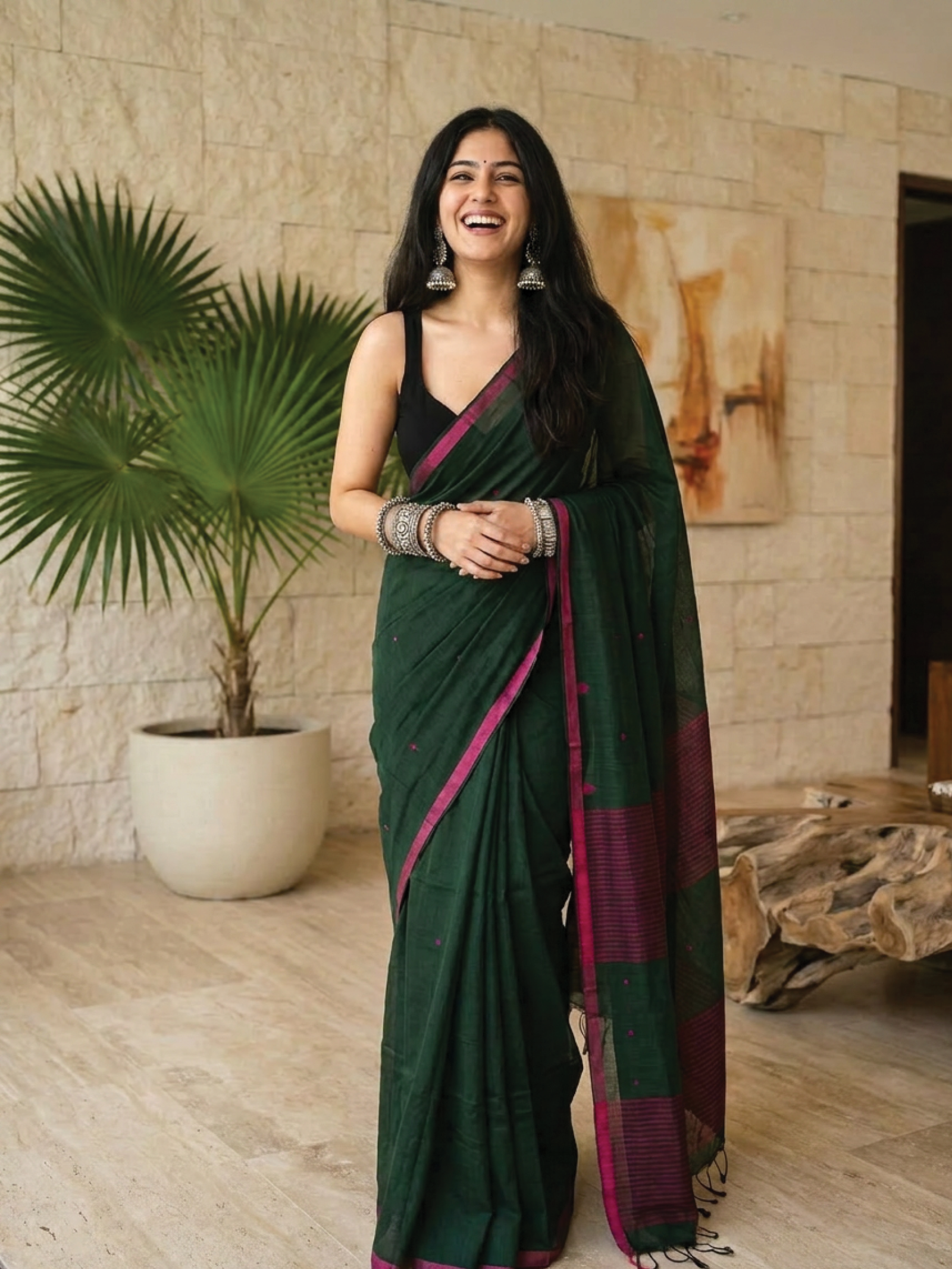 Paarijaat Cotton Saree