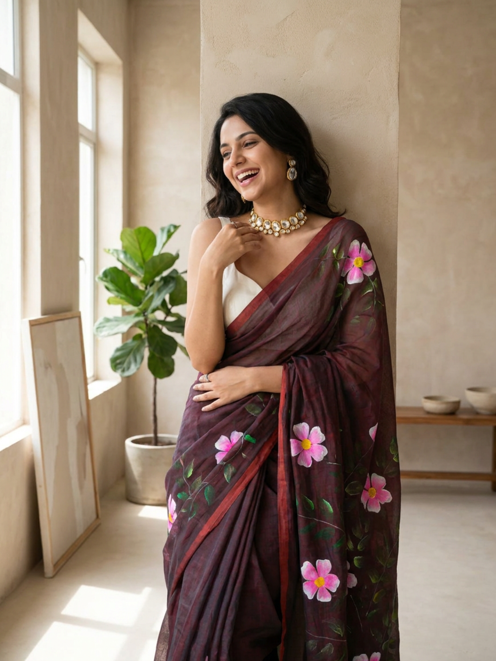 Royal Radiance Mulmul Saree