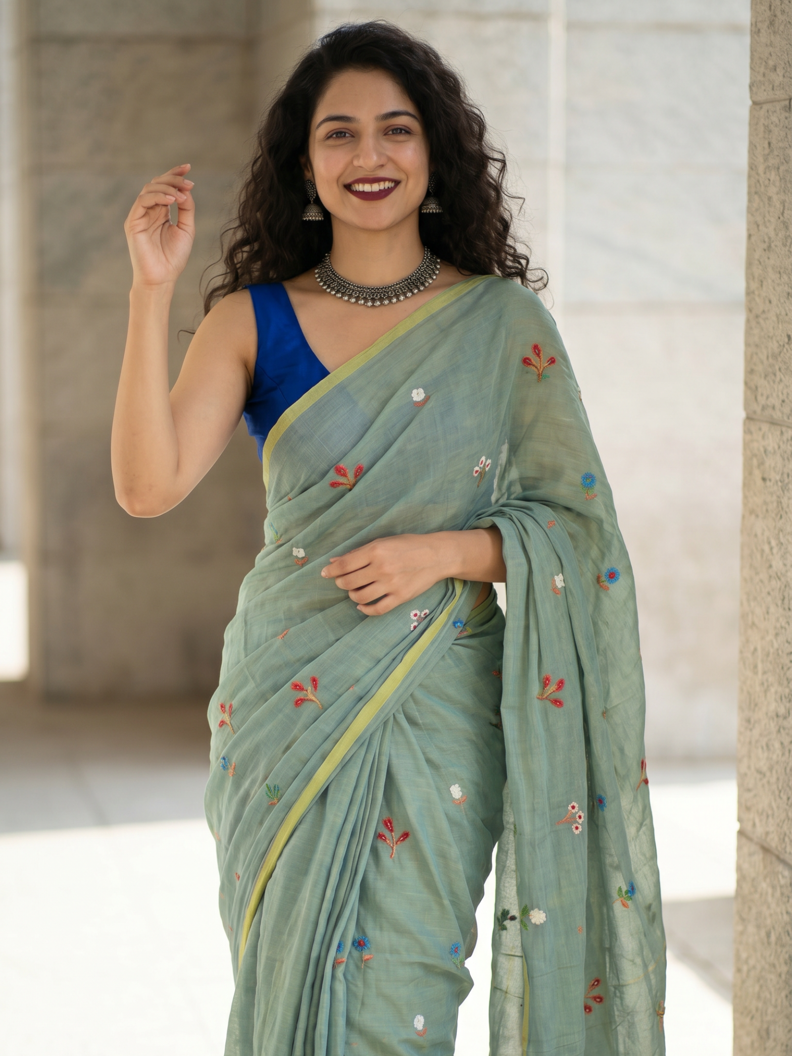 Rimjhim Mulmul Saree
